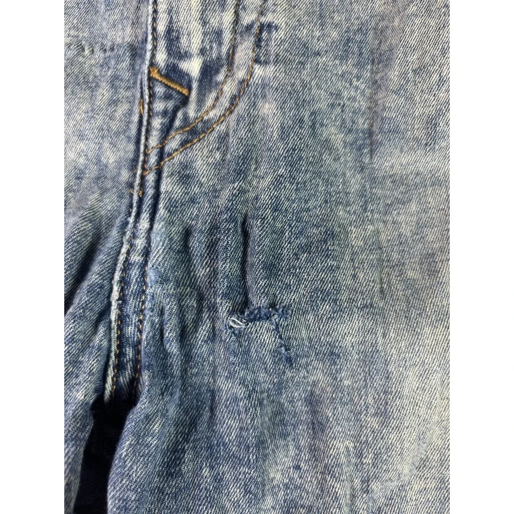 True Religion Rocco Jeans Mens 44 Blue Denim Acid Wash Relaxed Skinny Streetwear